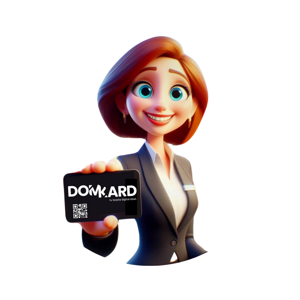 Tarjeta de Negocios Digital Domkard Black
