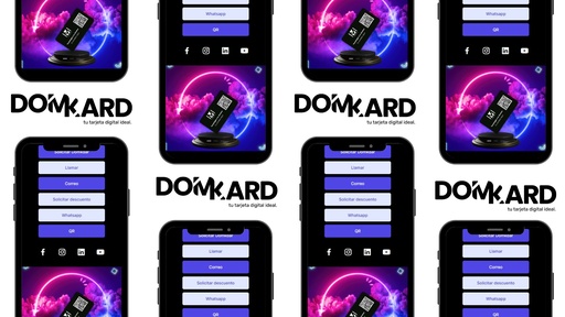 Tarjeta de negocios Domkard Digital